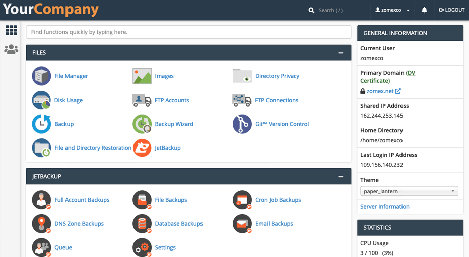 Hosting Addons 1 cpanel